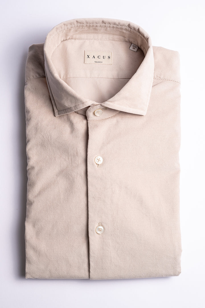 Baby Cord Shirt Beige