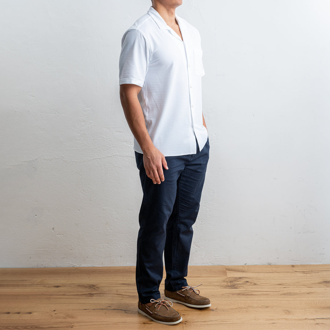 Tecnico Seersucker Shirt White