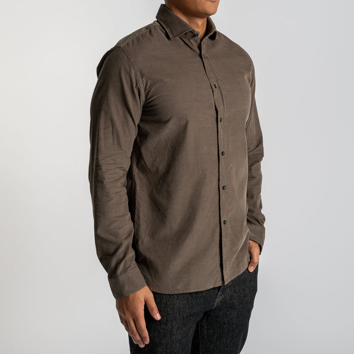 Baby Corduroy Shirt Brown