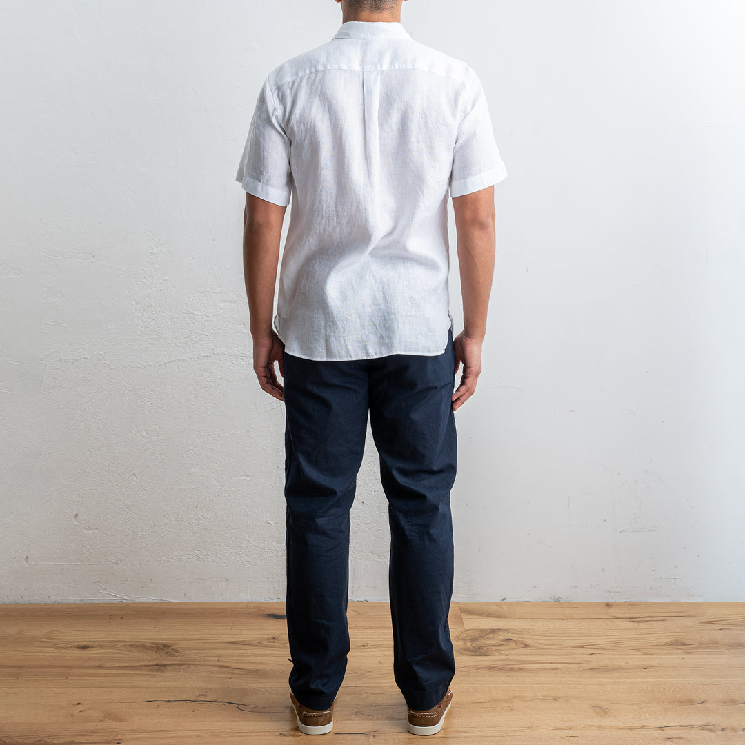 Luxury Linen Shirt White