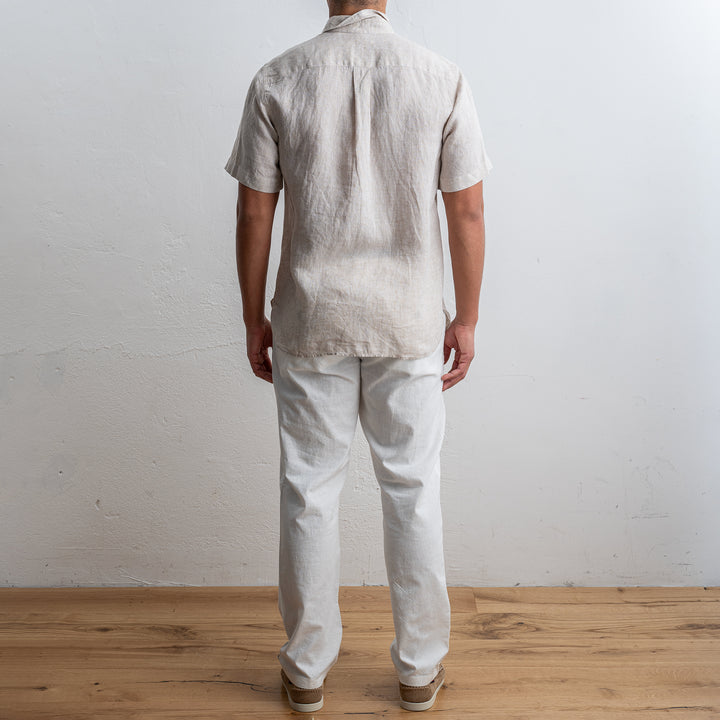 Luxury Linen Shirt SAND