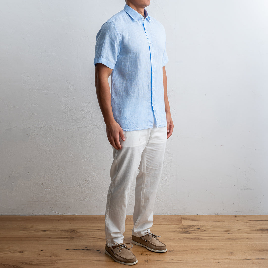 Luxury Linen Shirt LIGHT BLUE