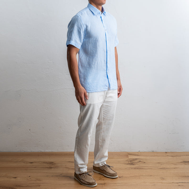 Luxury Linen Shirt LIGHT BLUE