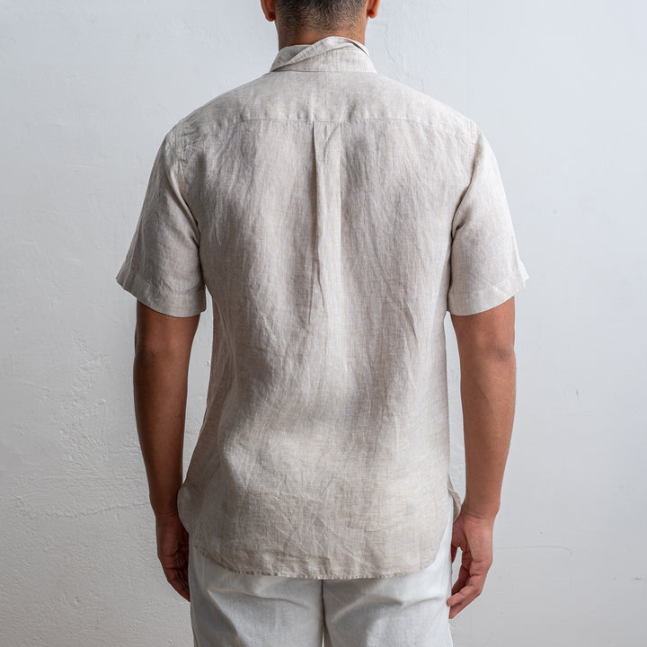 Luxury Linen Shirt SAND