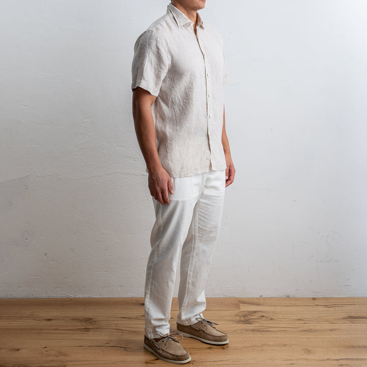 Luxury Linen Shirt SAND