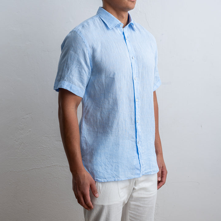 Luxury Linen Shirt LIGHT BLUE