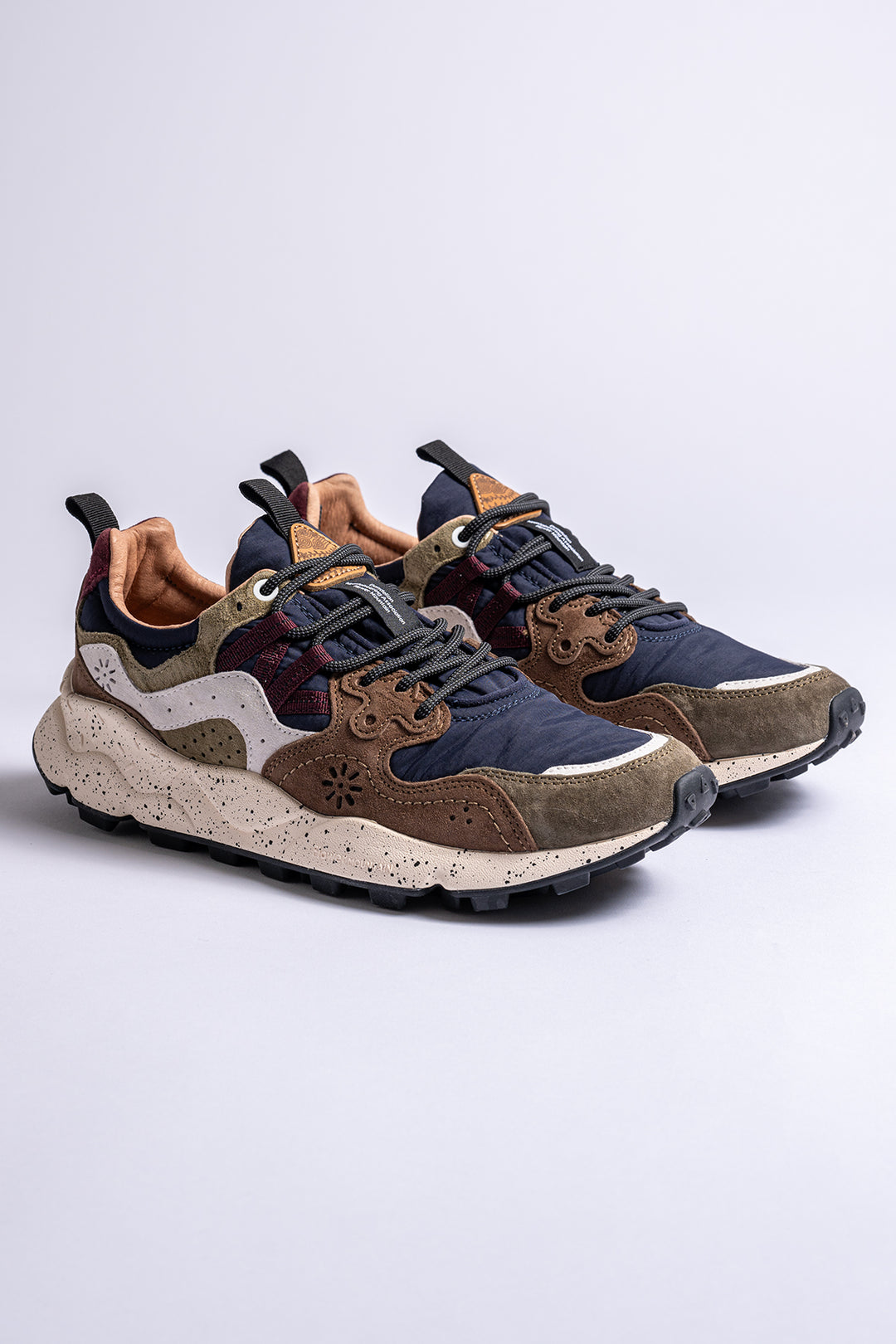 Yamano 3 Man Sneaker Brown/Navy