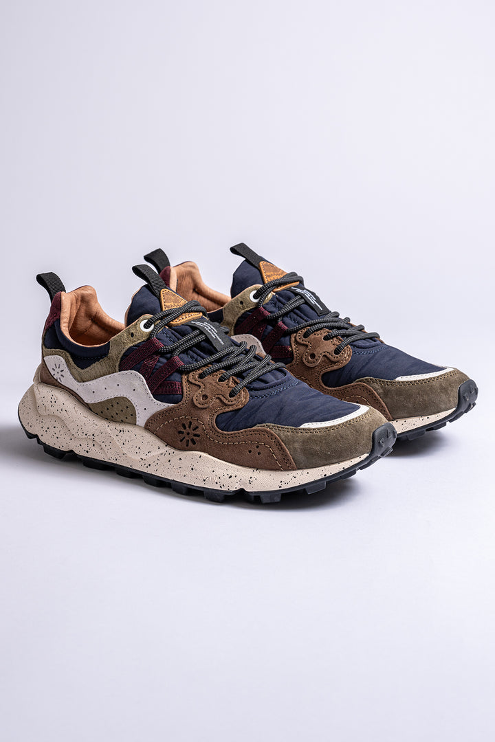 Yamano 3 Man Sneaker Brown/Navy