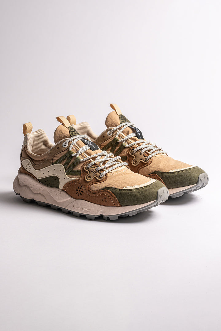 Yamano Eco Suede Nylone Sneaker Dark Grey / Sand