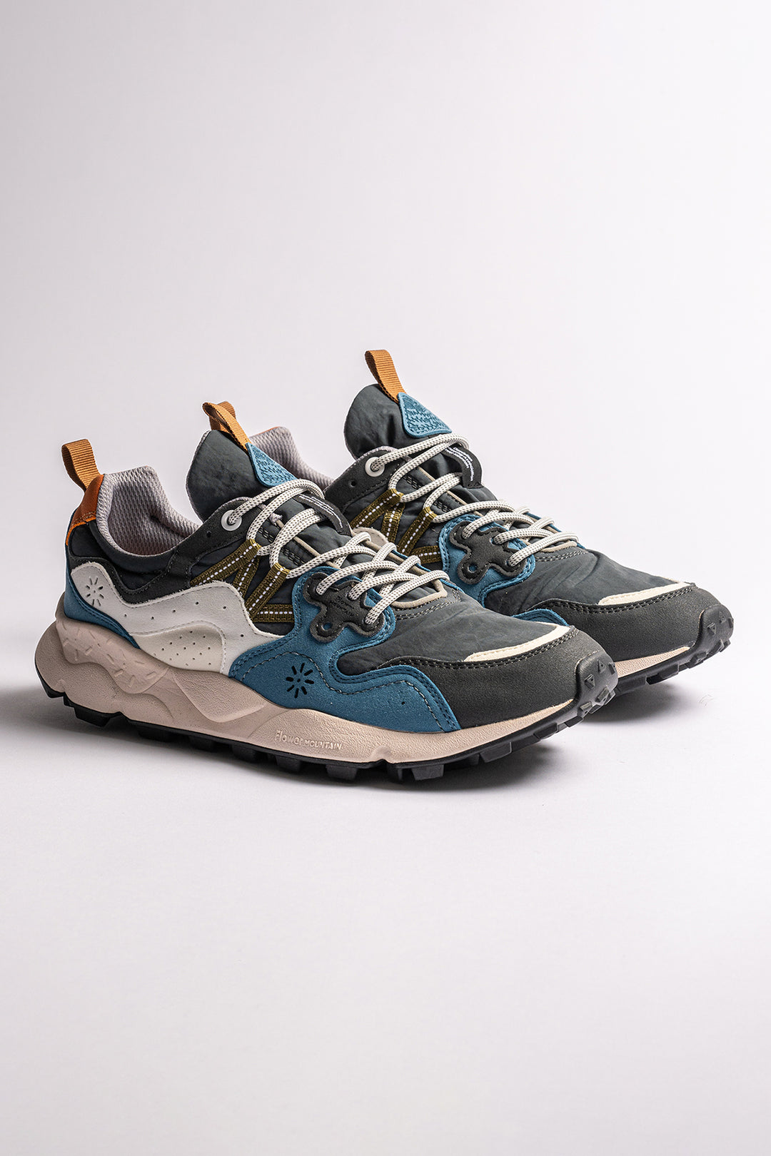 Yamano Eco Suede Nylone Sneaker Stone / Anthracite