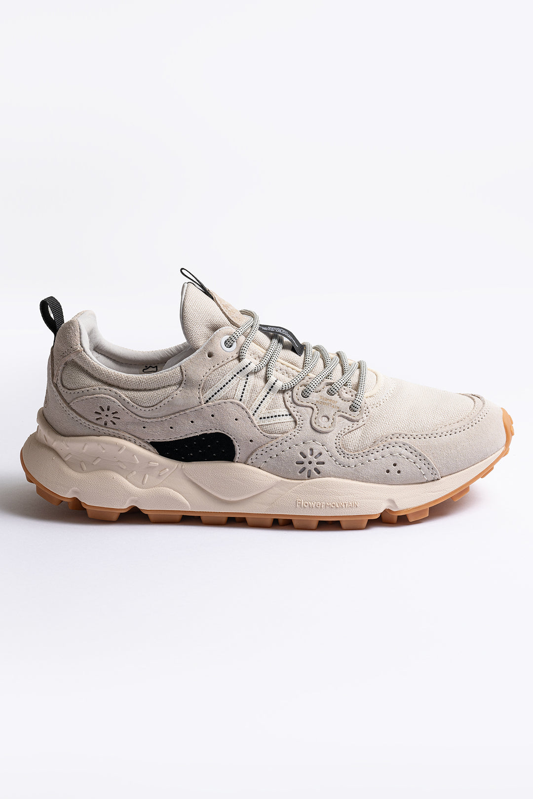 Yamano Suede Cotton Cloth Sneaker Offwhite