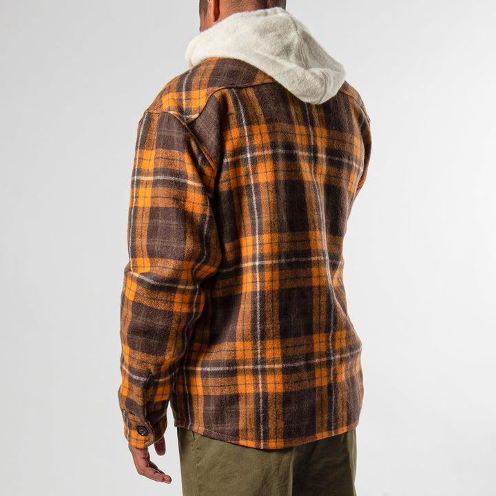 Shirt Tack P'S Wool Check Washed Rust