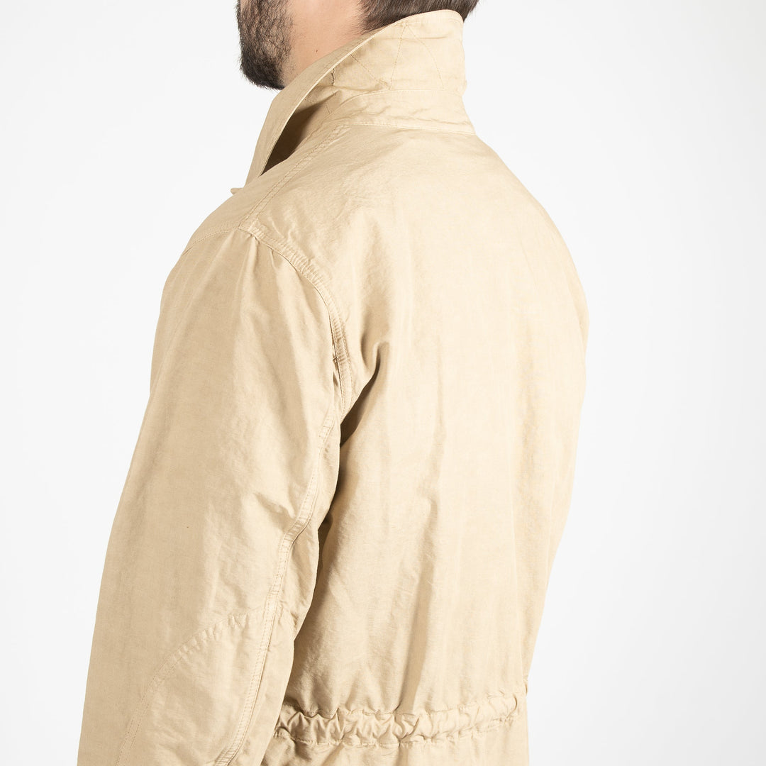 BASTOGNE COTTON LINEN FIELD JACKET BEIGE