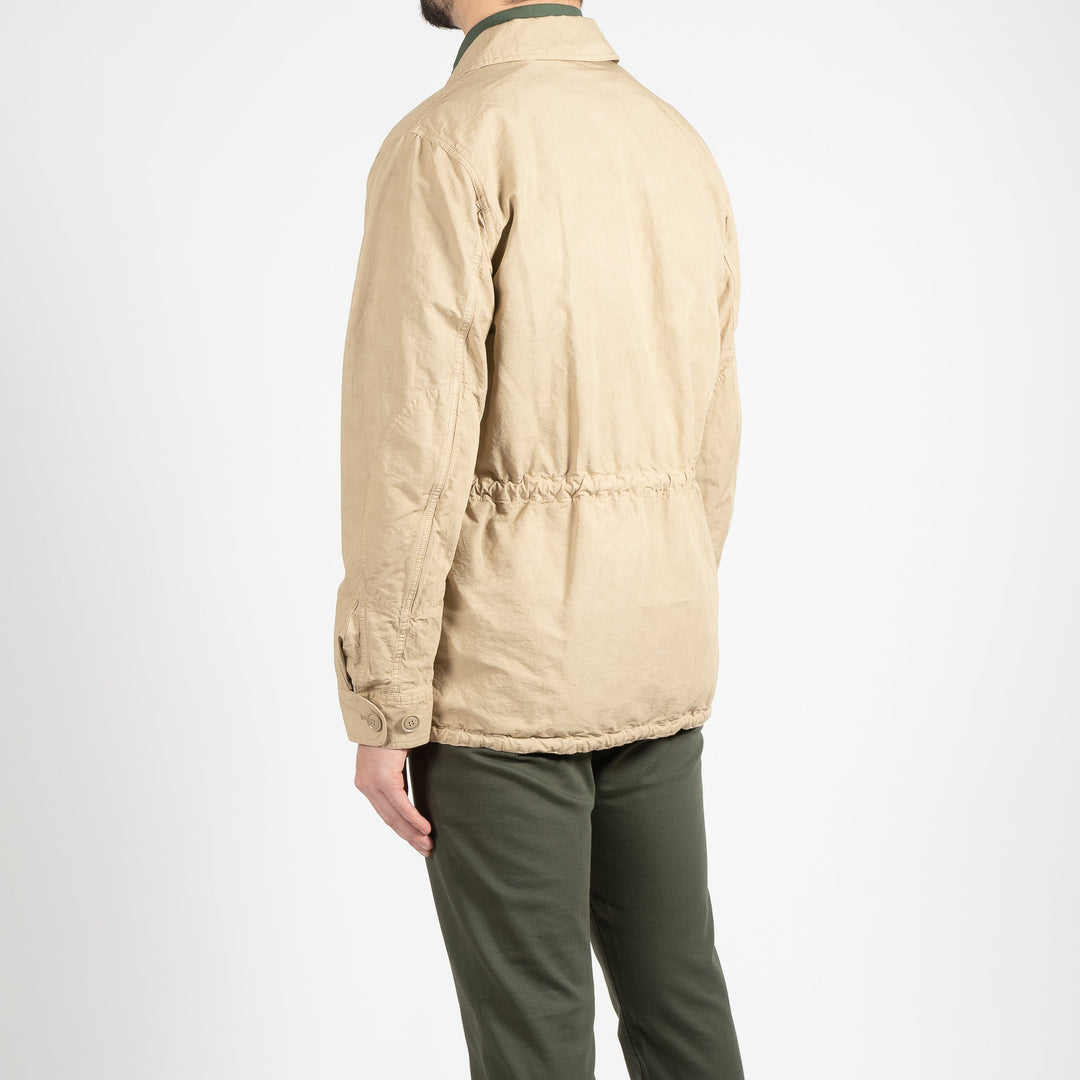 BASTOGNE COTTON LINEN FIELD JACKET BEIGE