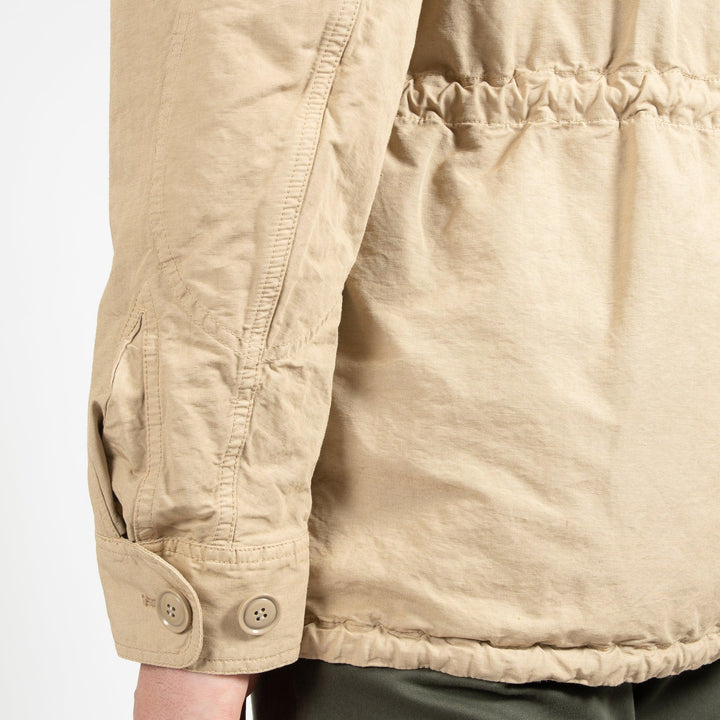 BASTOGNE COTTON LINEN FIELD JACKET BEIGE