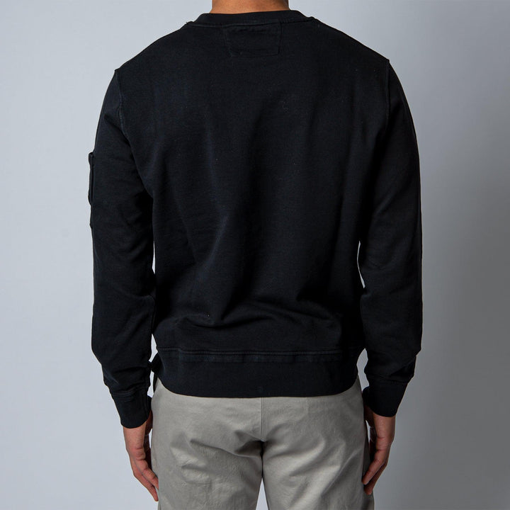 Crewneck Cotton Sweater Black