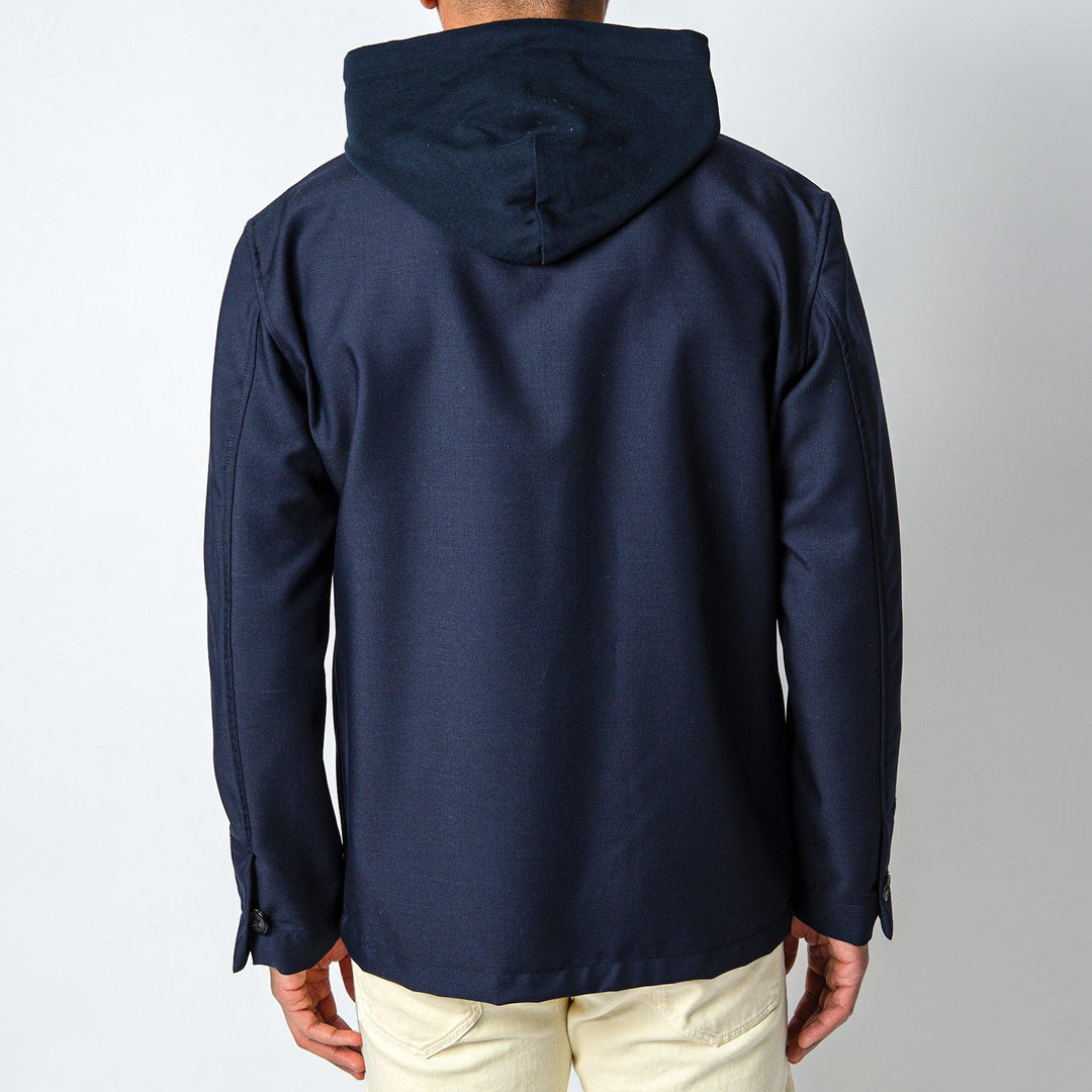 UGO LUXURY OVERSHIRT NAVY