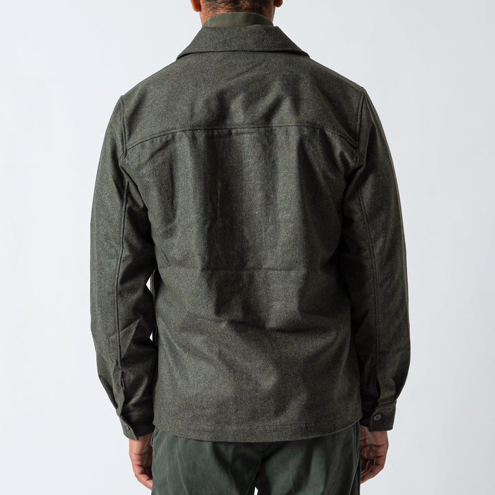 WILAS FLANNEL OVERSHIRT ARMY