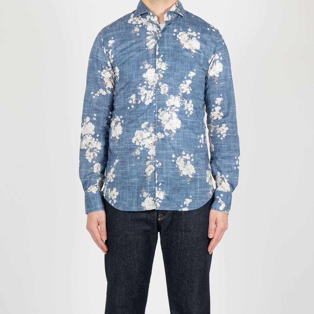 FLOWER MELANGE SHIRT PRINT