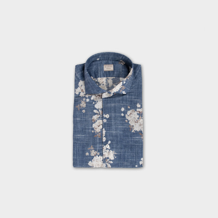 FLOWER MELANGE SHIRT PRINT