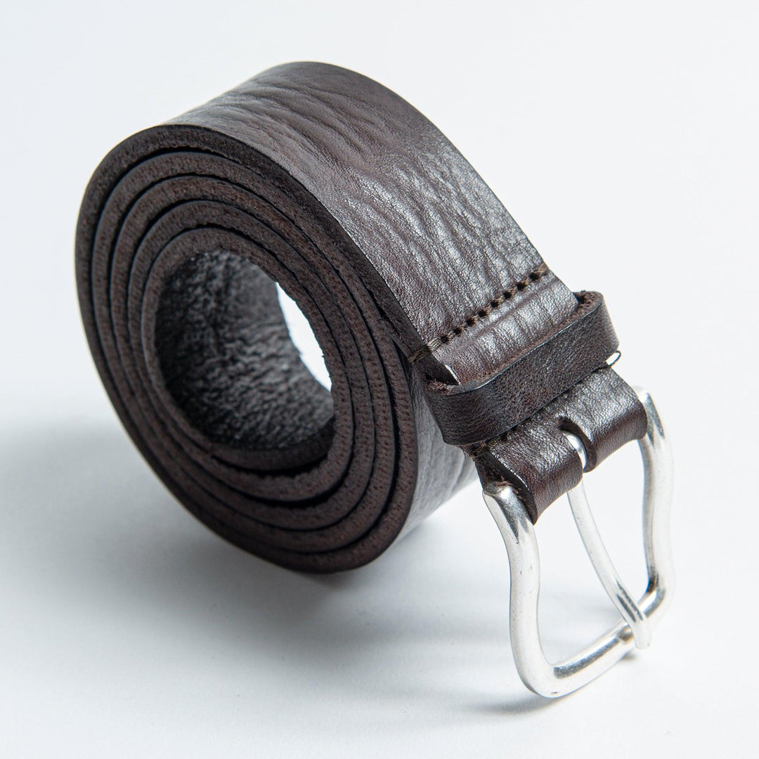 Classic Leather Belt Dark Brown