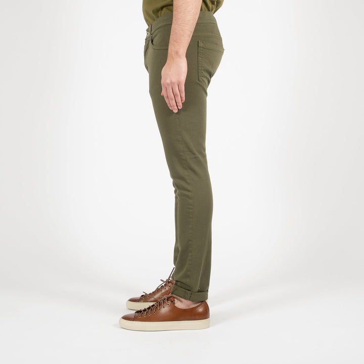GEORGE UP232 COTTON TWILL TROUSER GREEN