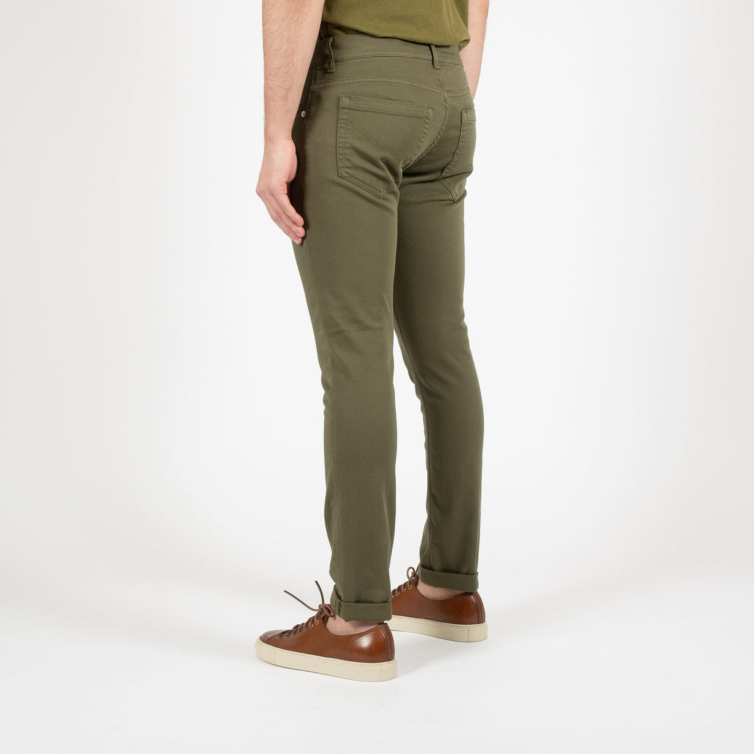 GEORGE UP232 COTTON TWILL TROUSER GREEN