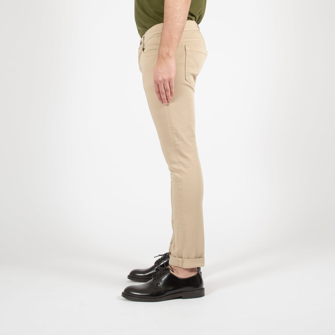 GEORGE UP232 COTTON TWILL TROUSER SAND