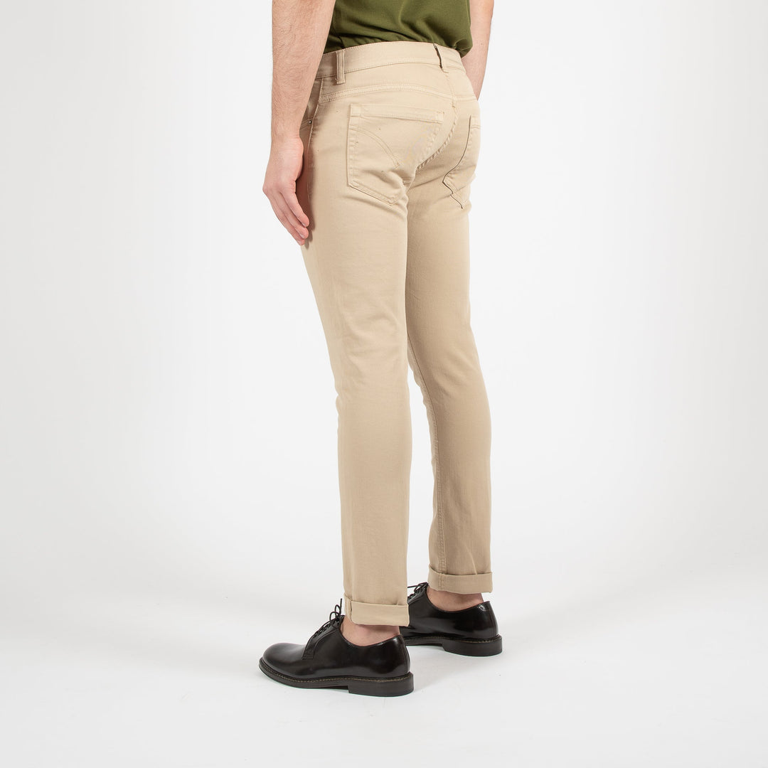 GEORGE UP232 COTTON TWILL TROUSER SAND