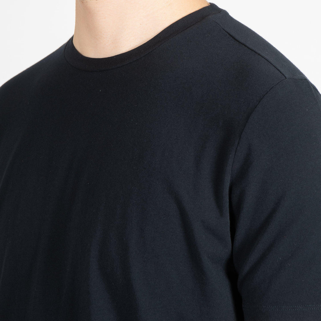 HAROLD COTTON ELASTANE T-SHIRT NAVY