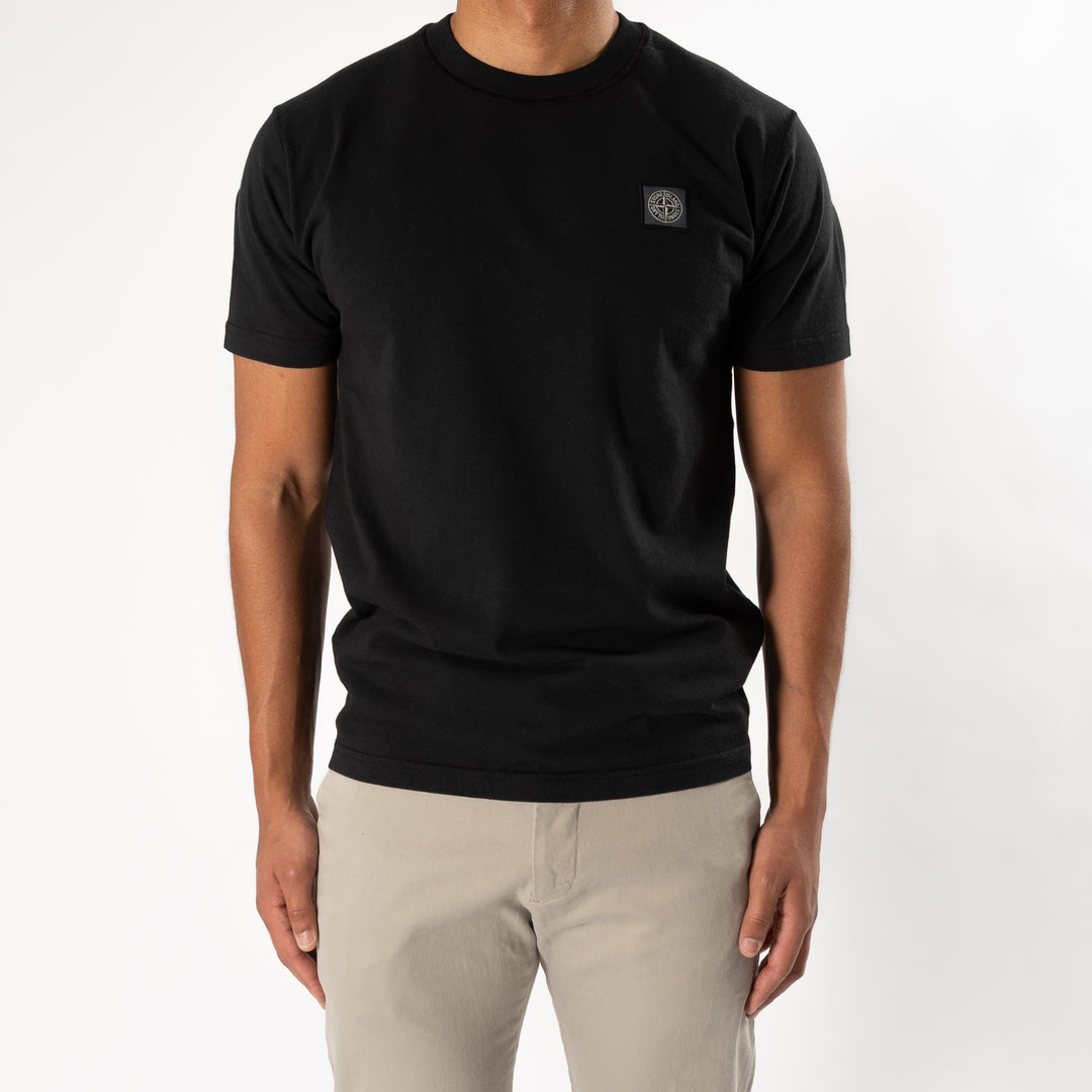 COTTON JERSEY T-SHIRT BLACK
