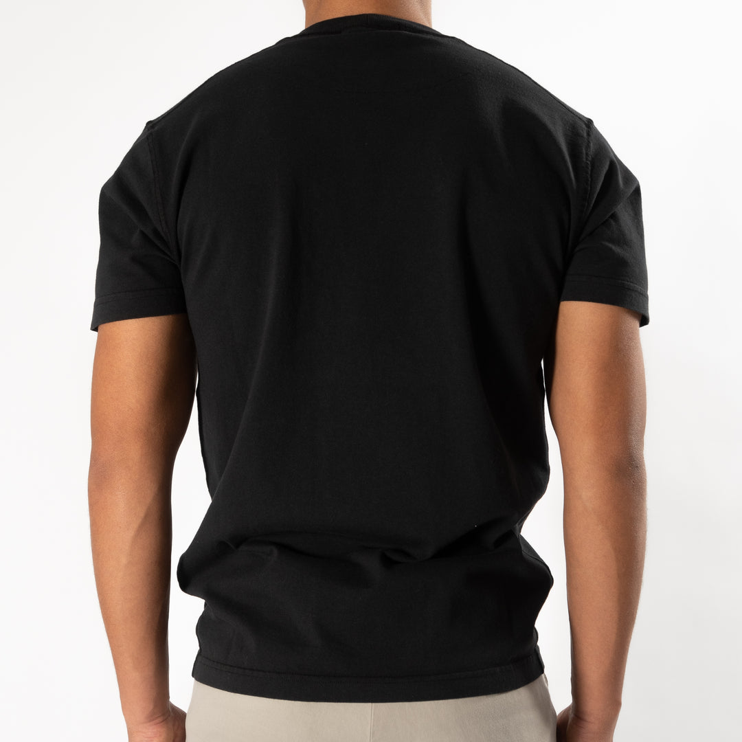 COTTON JERSEY T-SHIRT BLACK