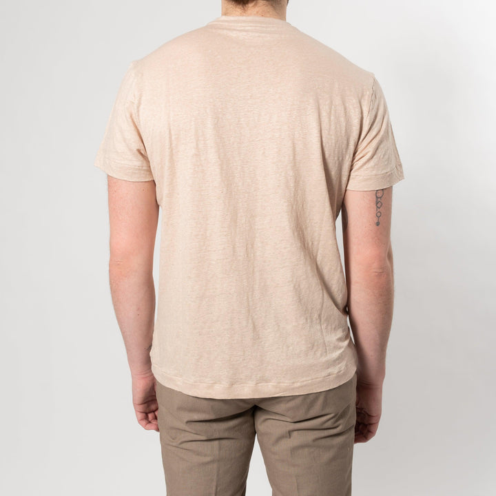 COURTES LINEN T-SHIRT KHAKI