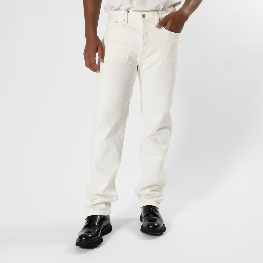 CASUAL ORGANIC COTTON JEANS NATURAL WHITE