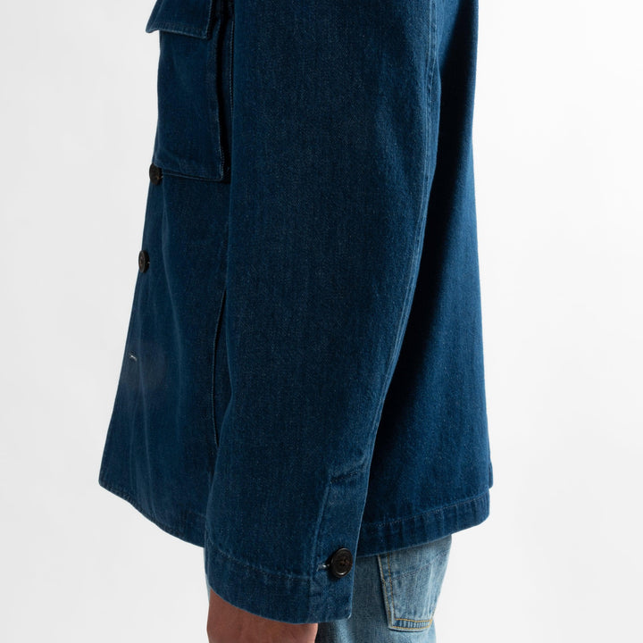 MAN SHIRT JACKET WASHED DENIM