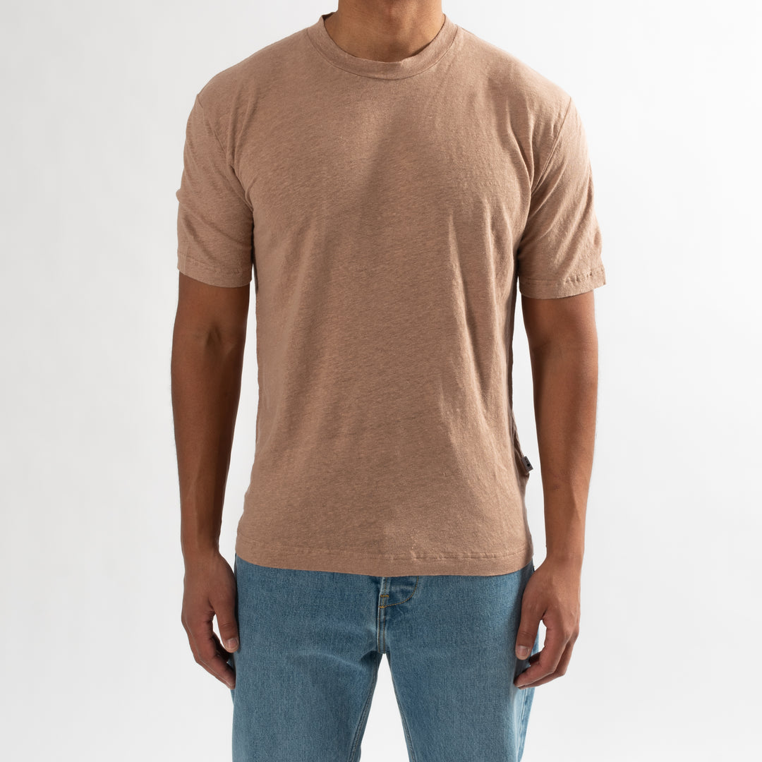 Dylan Linen T-Shirt Nougat
