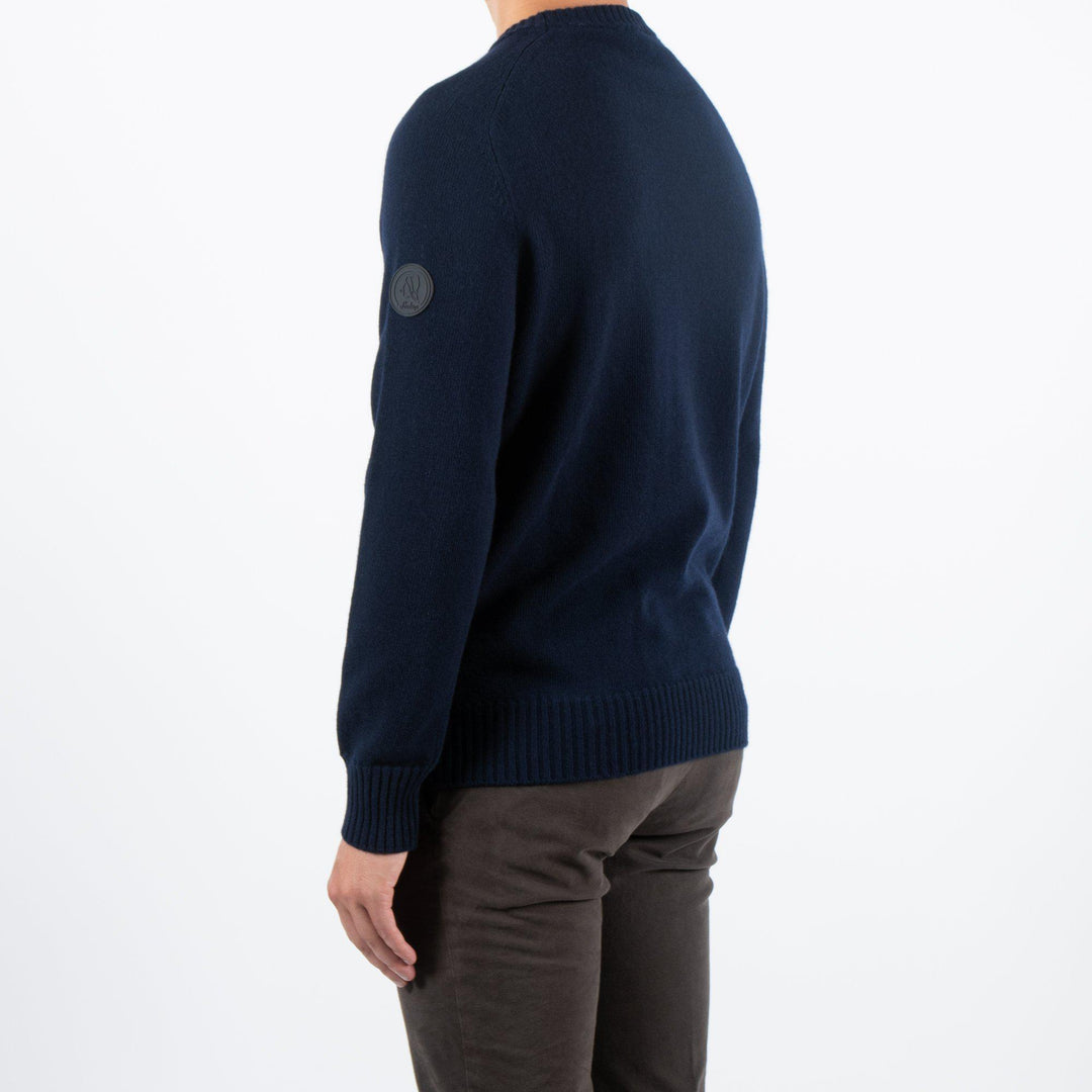 KNITTED SWEATER WITH ANCHOR NAVY