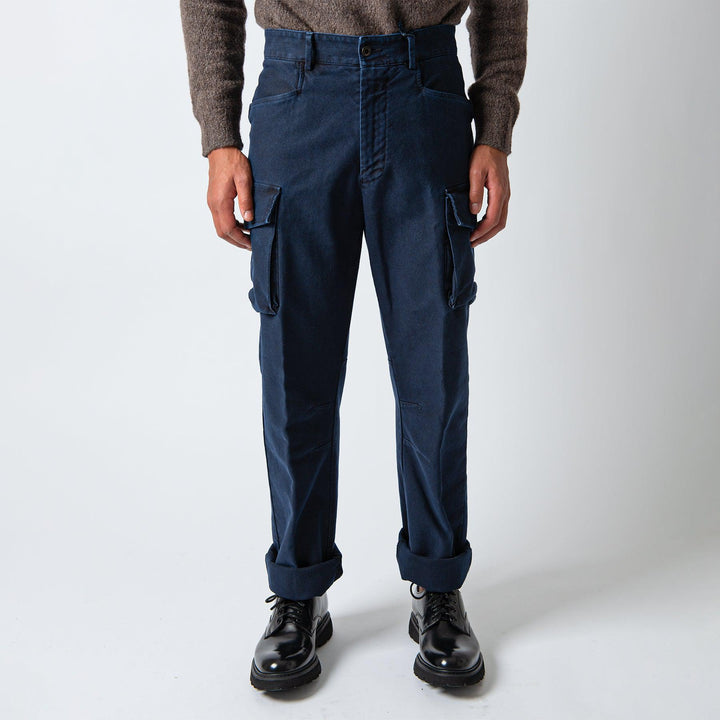 LUXURY CARGO PANTS Navy