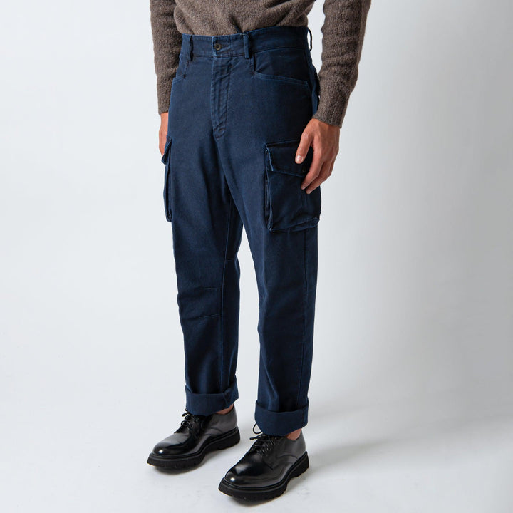 LUXURY CARGO PANTS Navy