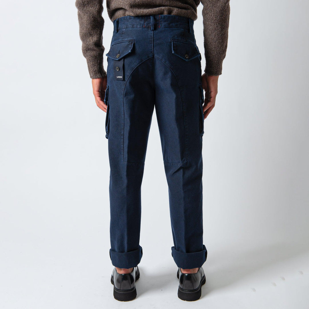 LUXURY CARGO PANTS Navy