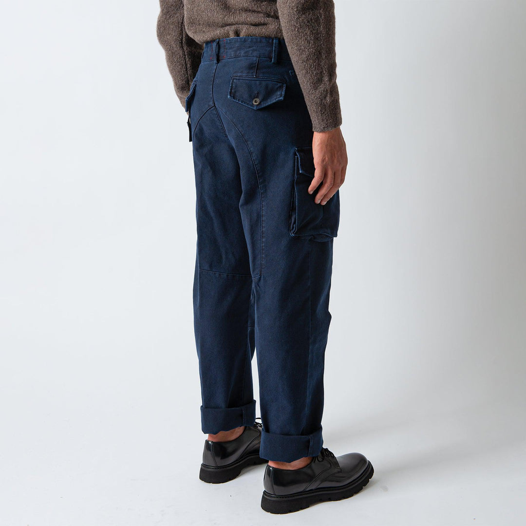 LUXURY CARGO PANTS Navy