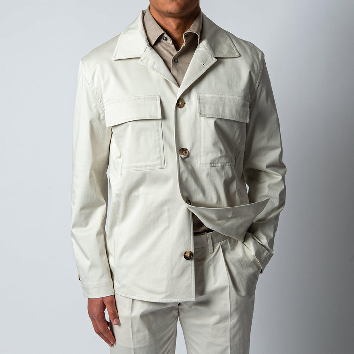 UGO LUXURY OVERSHIRT SAND