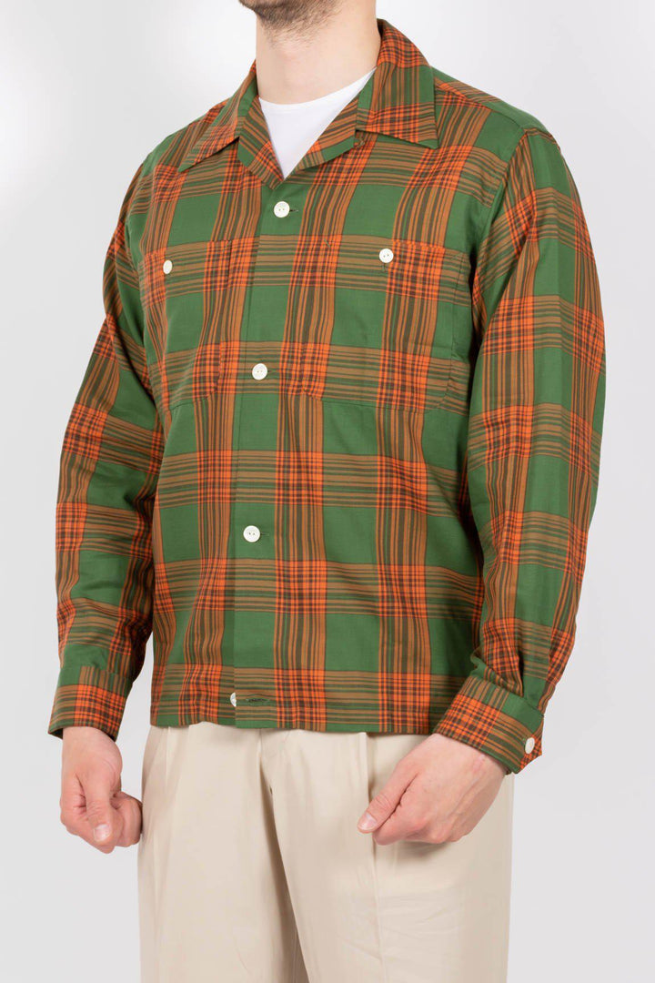 LS CHECK CAMP COLLAR SHIRT CHECK