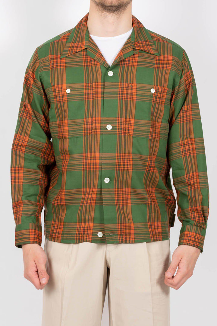 LS CHECK CAMP COLLAR SHIRT CHECK