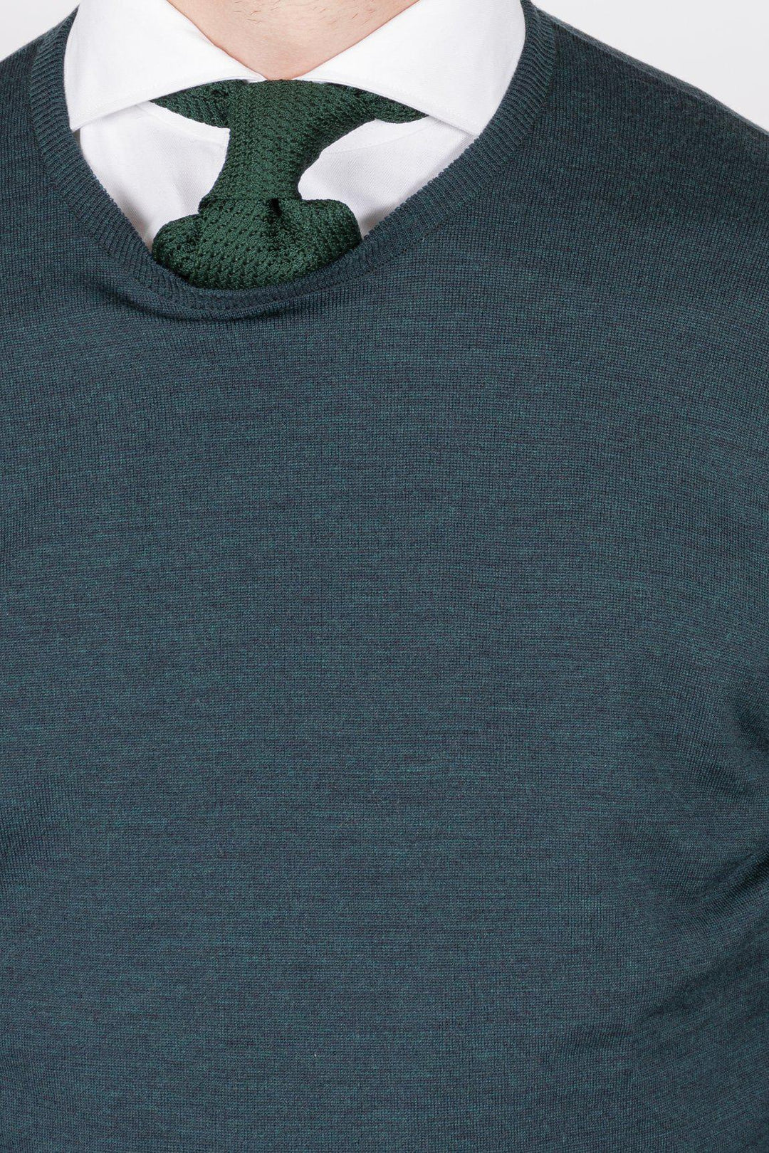 MERINO CREW NECK PULLOVER GRÖN