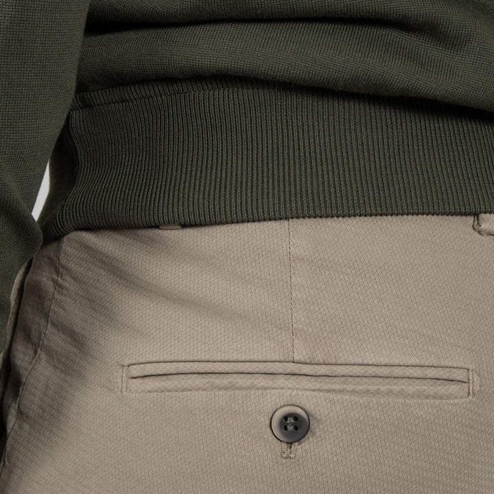 MILANO STRUCTURED TROUSER BROWN