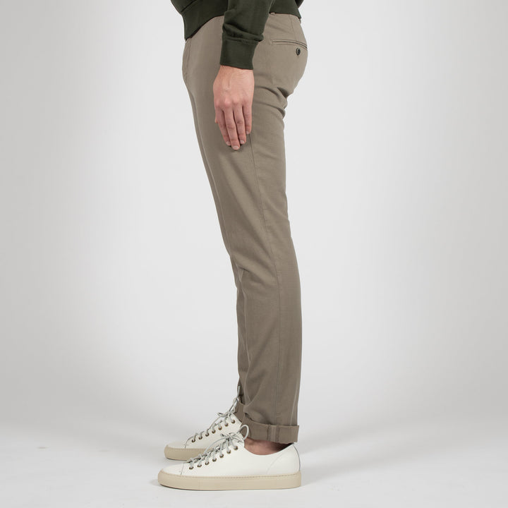 MILANO STRUCTURED TROUSER BROWN