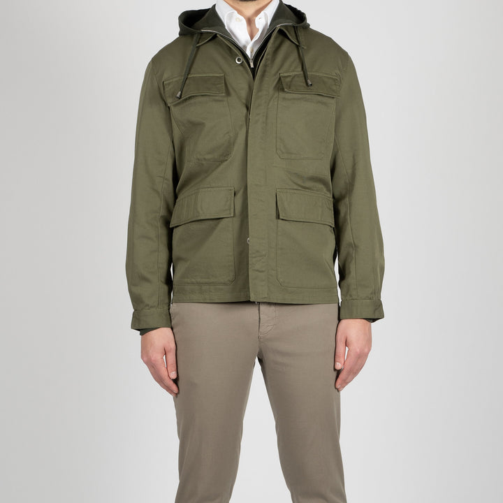 MW TWILL FATIGUE JACKET LIGHT OLIVE