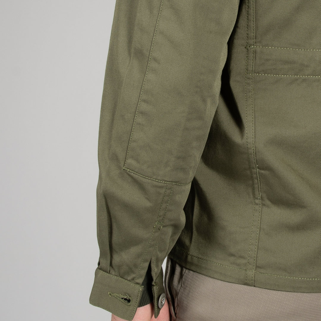 MW TWILL FATIGUE JACKET LIGHT OLIVE
