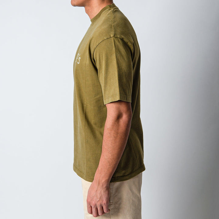 T-SHIRT HAND EMBROIDERY P´S OLIVE